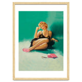 Sexy Pinup Girl With Phone Number For You thumbnail