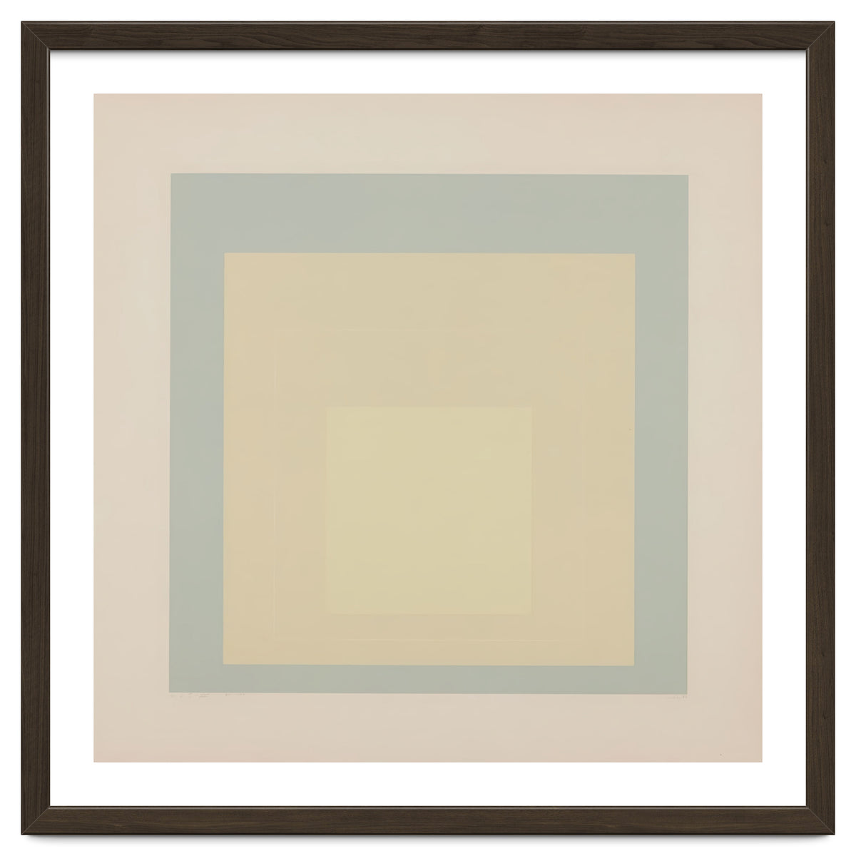 JOSEF ALBERS - HOMAGE TO THE SQUARE