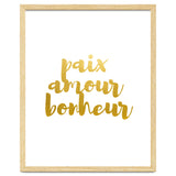 Peace Love Happiness #society6 #decor #buyart thumbnail