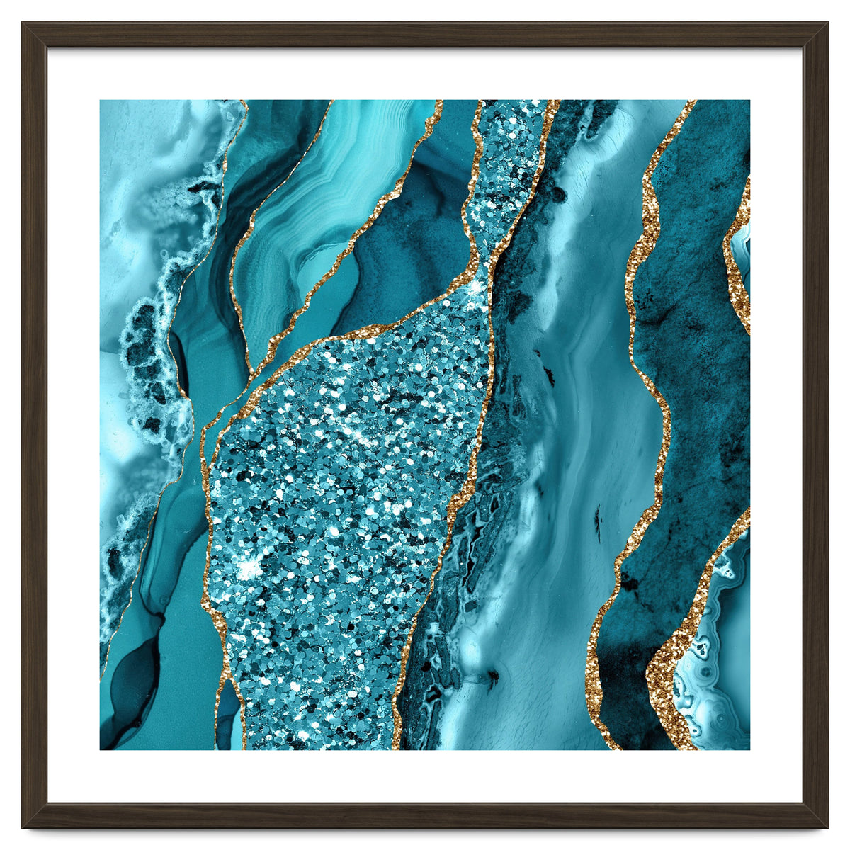 Agate Glitter Ocean Texture 11