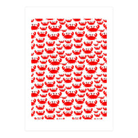 Red Crab Pattern  (Print Only)