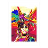 Beauty Traditional Ethnic Woman Pop Art (Print Only) thumbnail