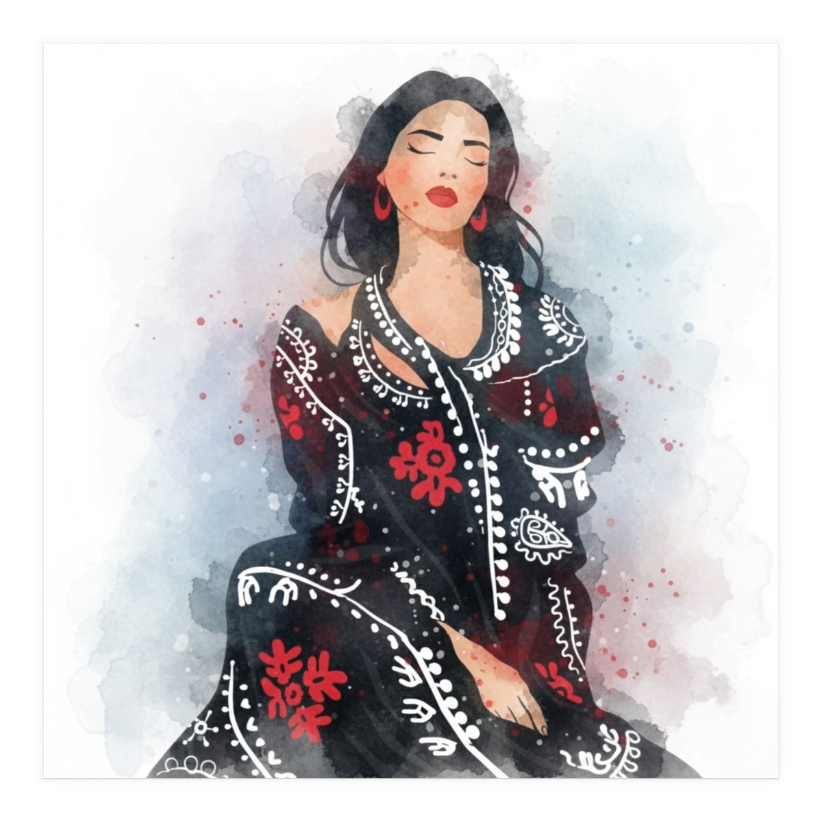 Boho Woman Kurdish (Print Only)