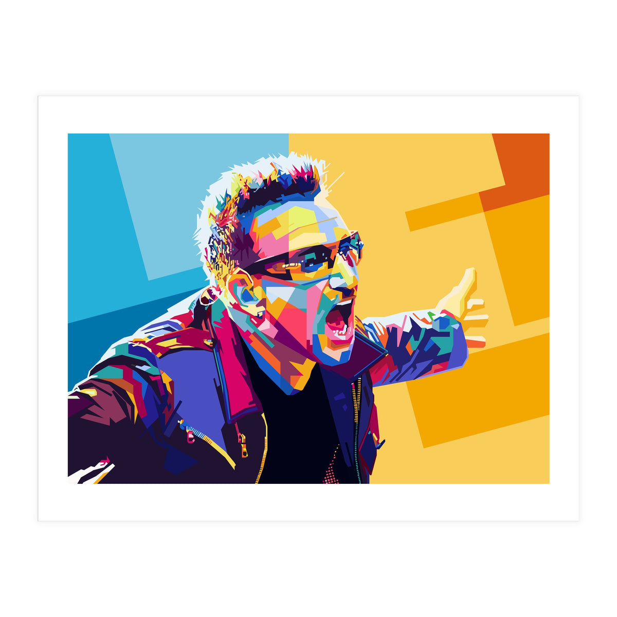 Bono Style WPAP (Print Only)