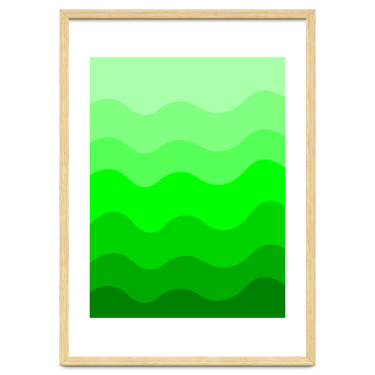 Green gradient design