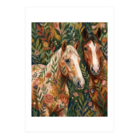 Wildflower Equine Duo (Print Only)