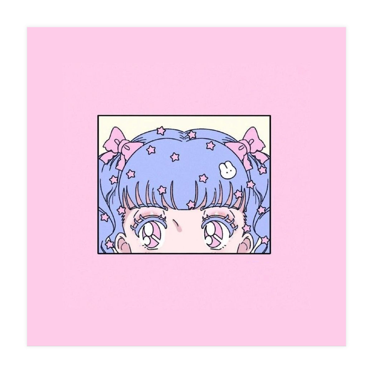 Dream Girl - Pastel Colors and Cute Stars (Print Only)