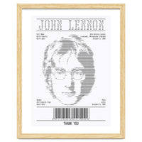 Receipt Art John Lennon