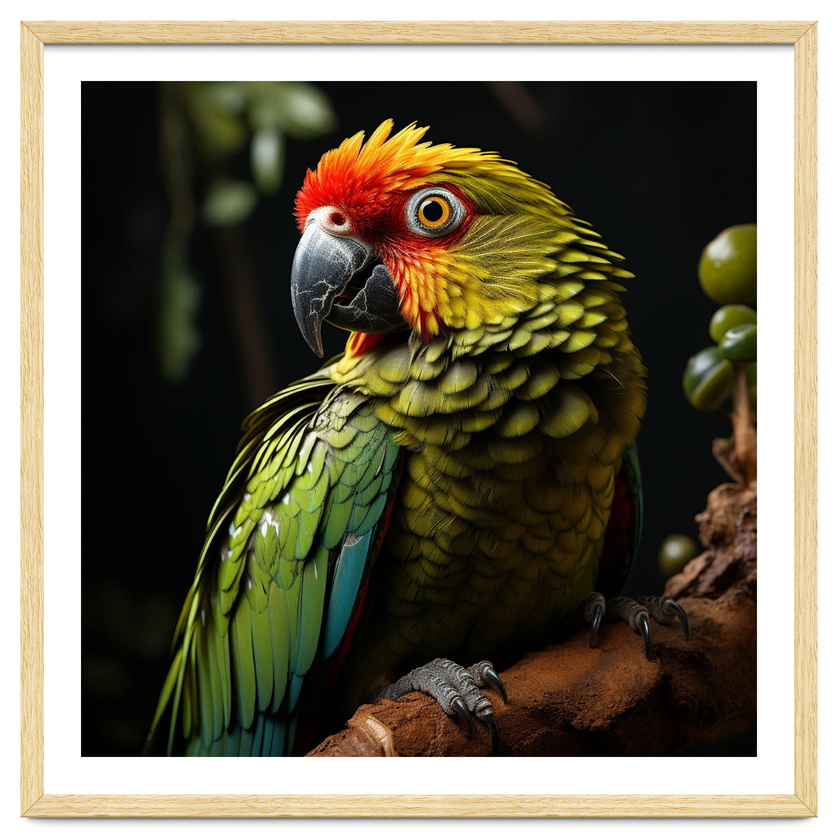 Vibrant Macaw Parrot