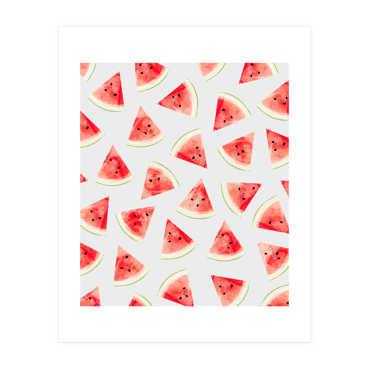 Watercolor Watermelon Pattern (Print Only)