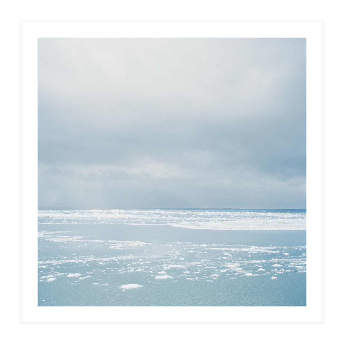 time passing by - Glacier  (Print Only)