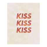 Kiss Kiss Kiss Love Typography (Print Only) thumbnail