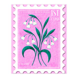Berkshire Summer Snowflake Postage Stamp (Print Only) thumbnail