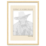 Portrait of Patience Escalier (1888) - Vincent van Gogh(ascii art) thumbnail