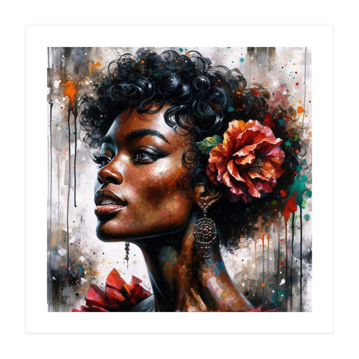 Ember Bloom Flamenco Profile (Print Only)