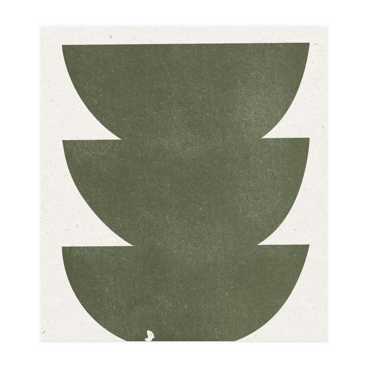 GREEN WATERCOLOR SHAPES NO.3 (Print Only)