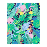 Wild Garden | Eclectic Contemporary Boho Jungle | Forest Meadow Botanical Nature Plants (Print Only) thumbnail