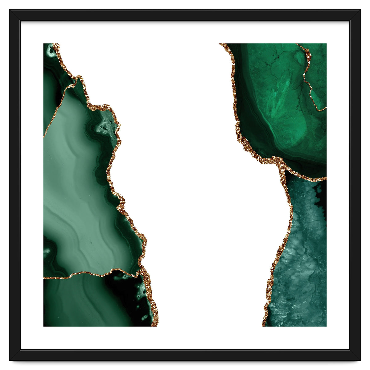 Emerald & Gold Agate Texture 15