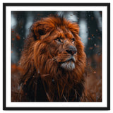 Majestic Lion King Of The Jungle Close Up Portrait thumbnail