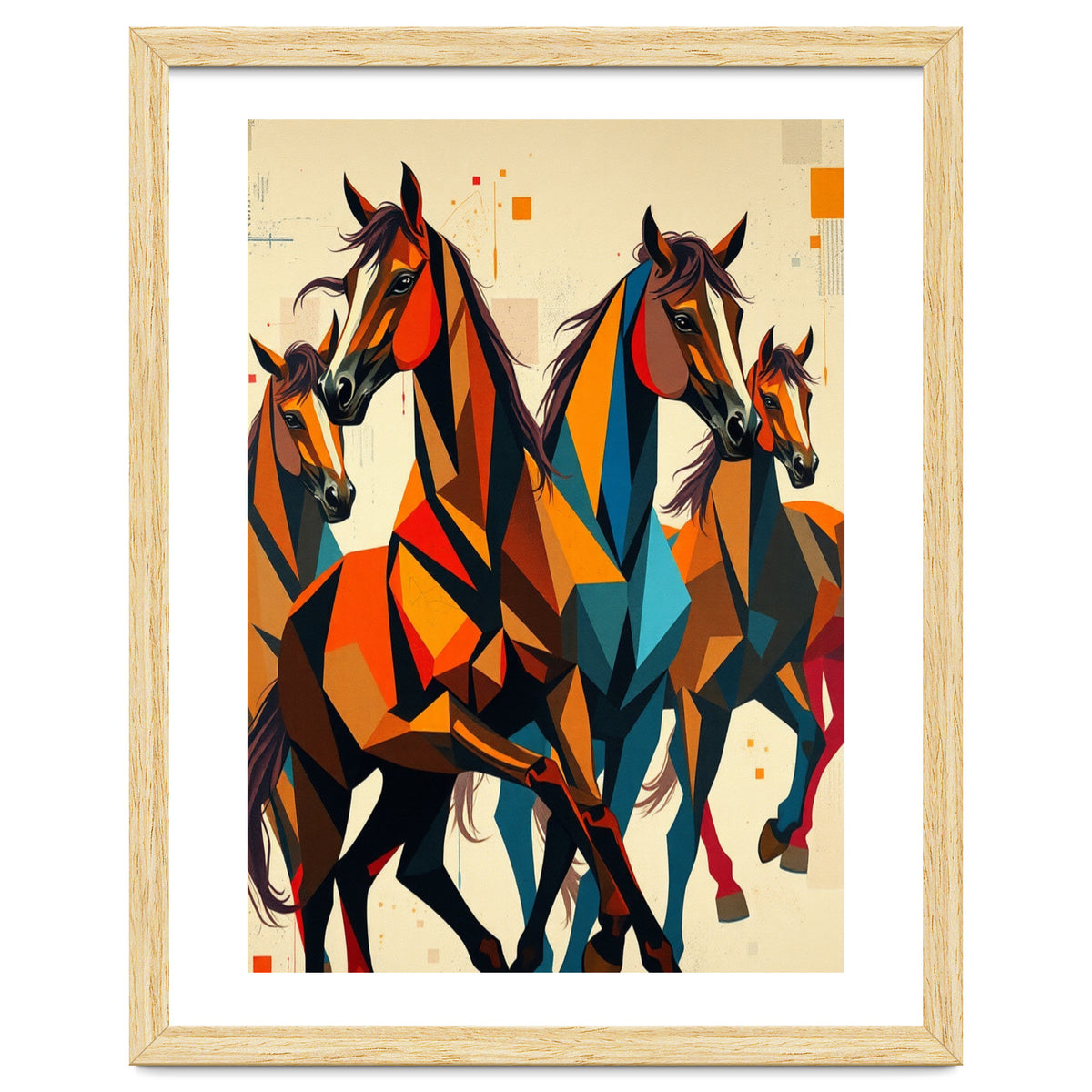 Abstract Horse Modern