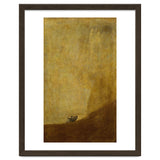 Dog, half submerged. One of the " from the Quinta del Sordo, Goya's house.1819-1823. thumbnail