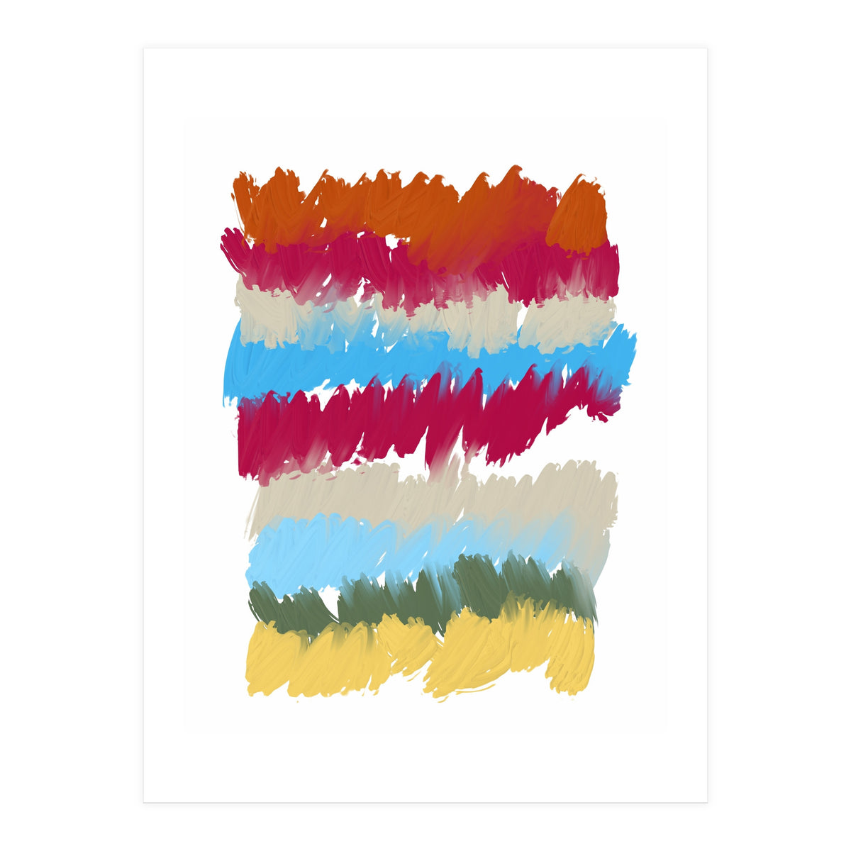 Abstract Color Palette Study (Print Only)