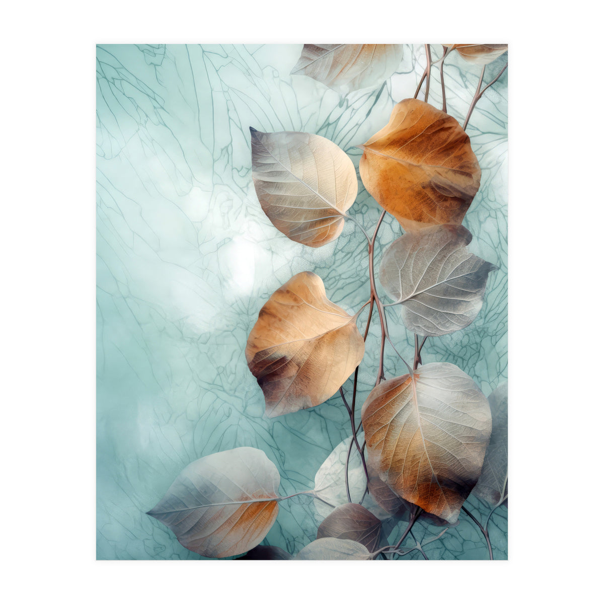 Winter leaves 2 (Print Only)