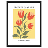 Amsterdam Flower Market - Modern Colorful Botanical Print thumbnail