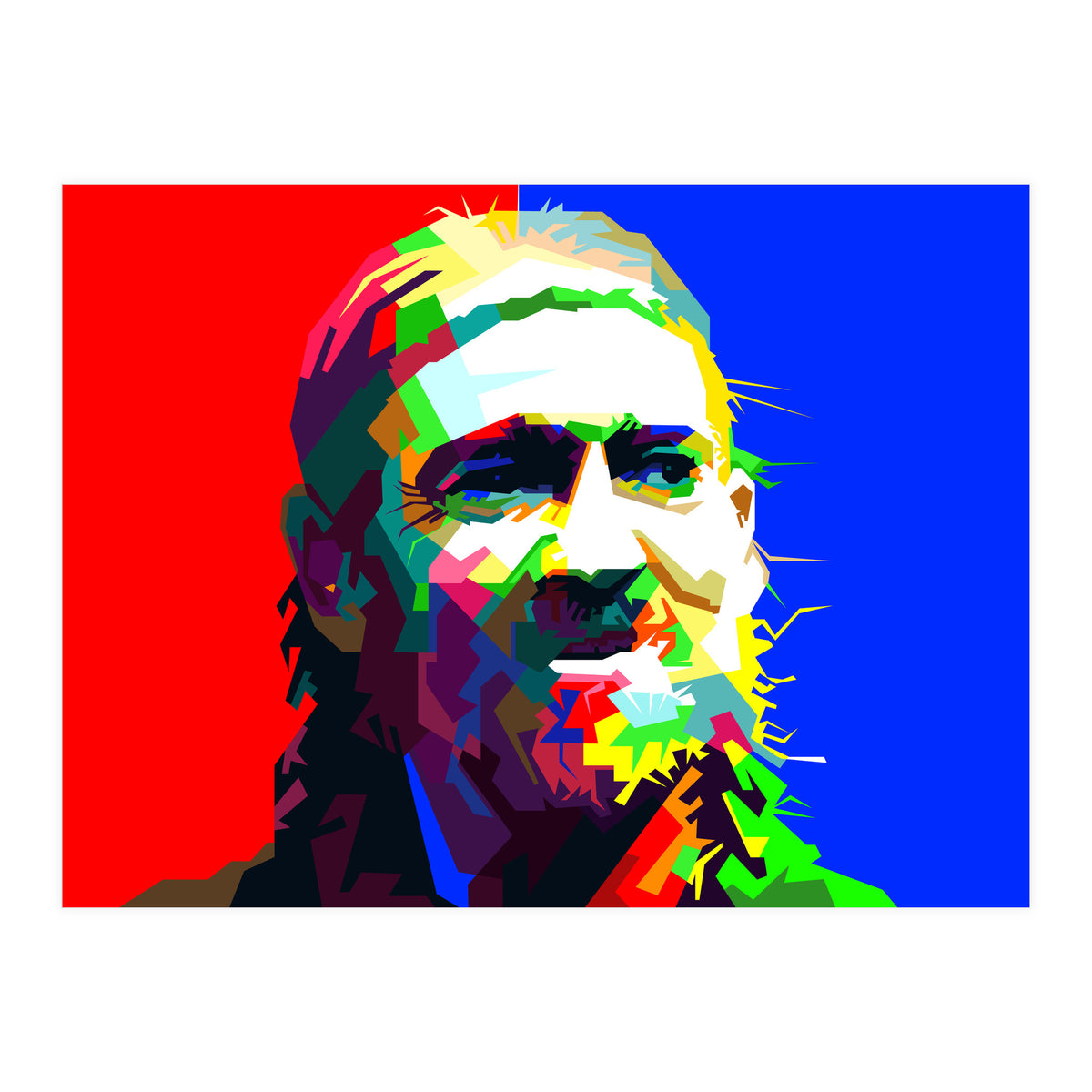 Willie Nelson Pop Art WPAP (Print Only)