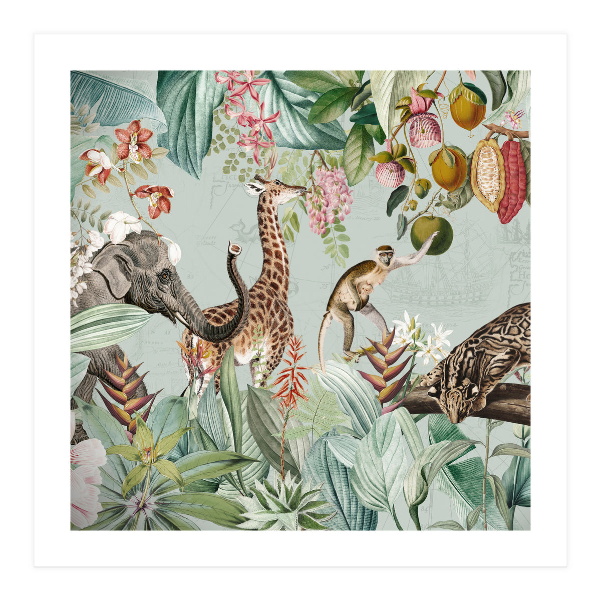 African Tropical Jungle Safari (Print Only)