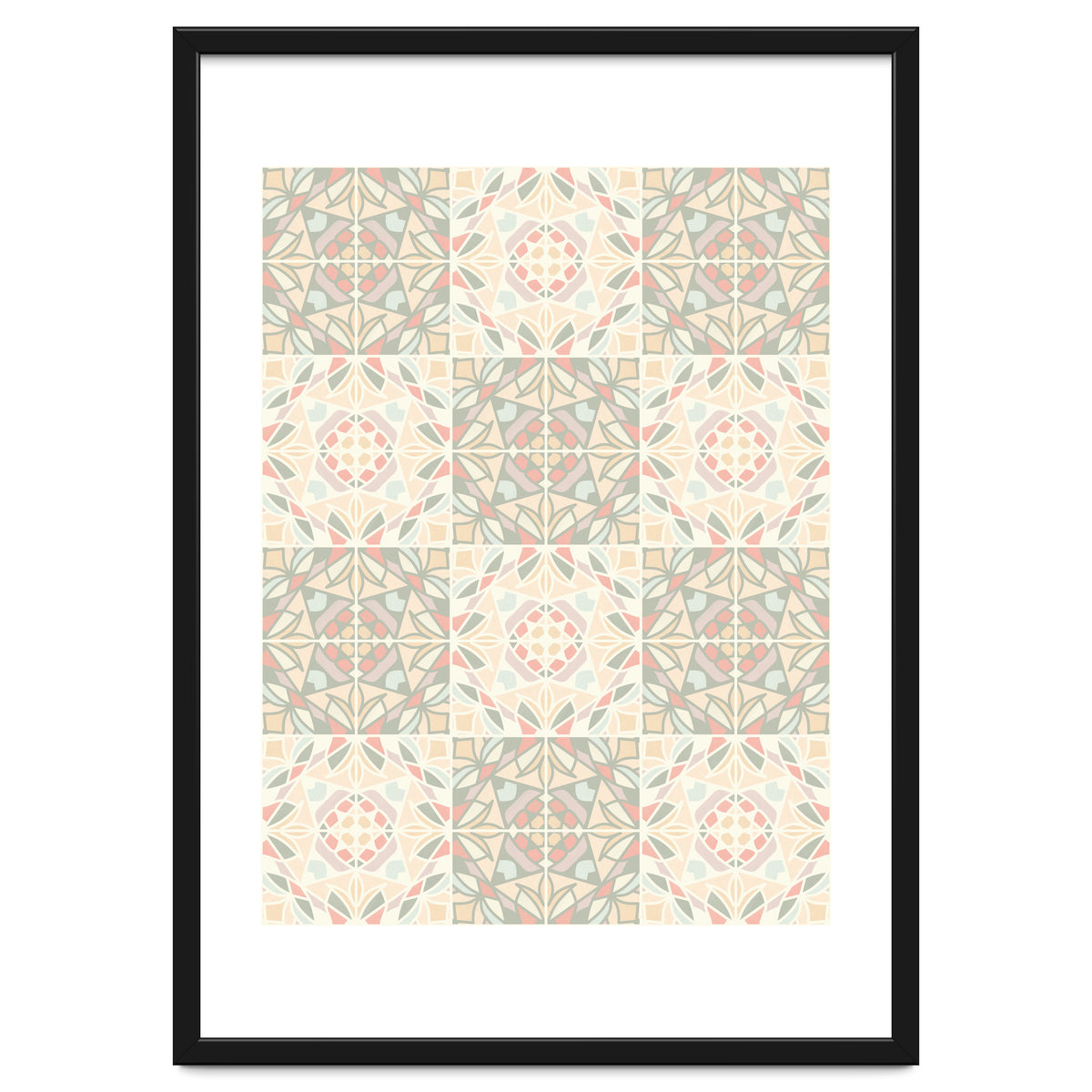 Kaleido Glass Pastels Tiles