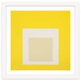JOSEF ALBERS - HOMAGE TO THE SQUARE YELLOW WHITE thumbnail