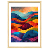 Abstract Rainbow Mountain Landscape thumbnail
