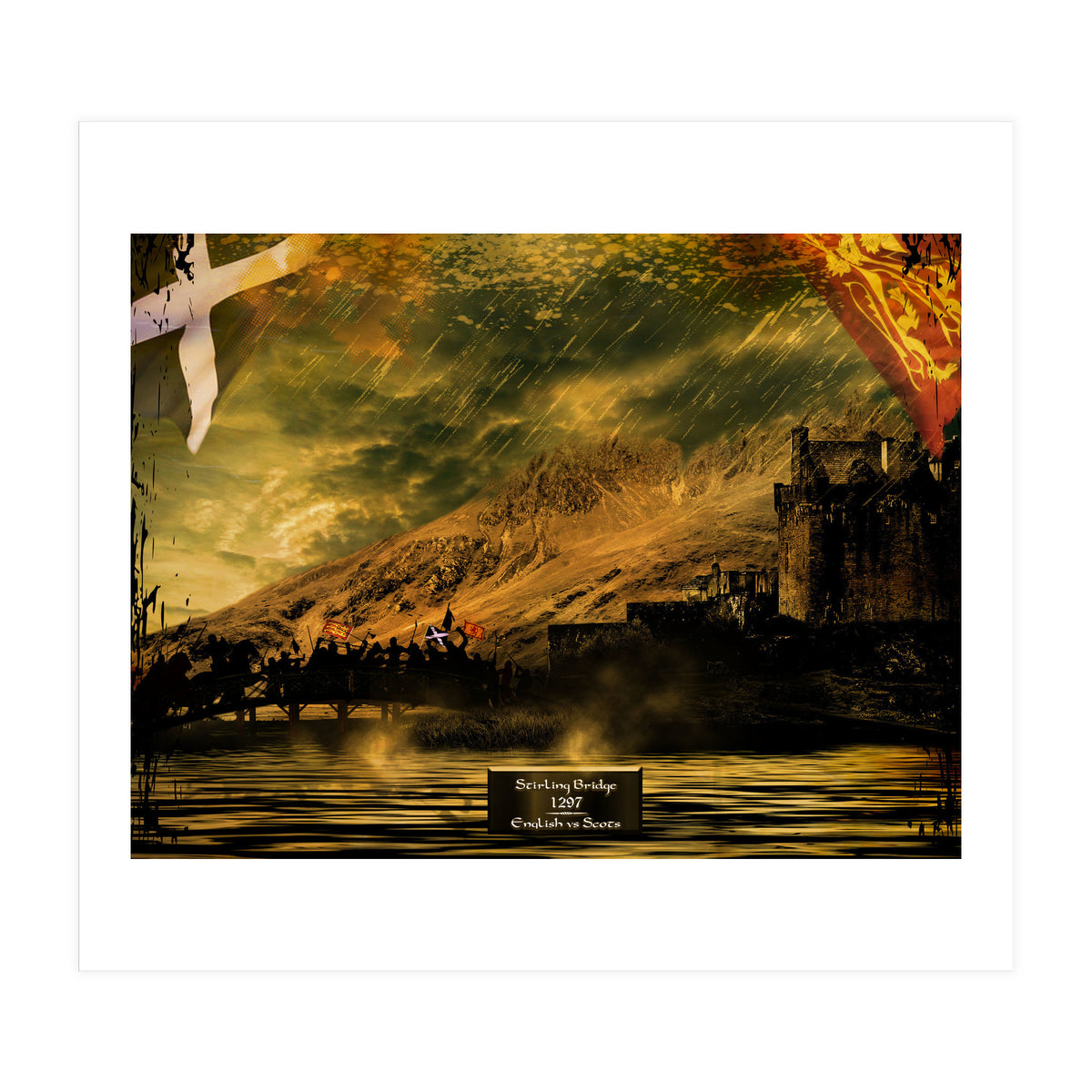 Stirling Bridge Medieval Battle 1297 (Print Only)