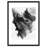 Abstract Black And White Wavy Lines Forming Organic Shapes thumbnail