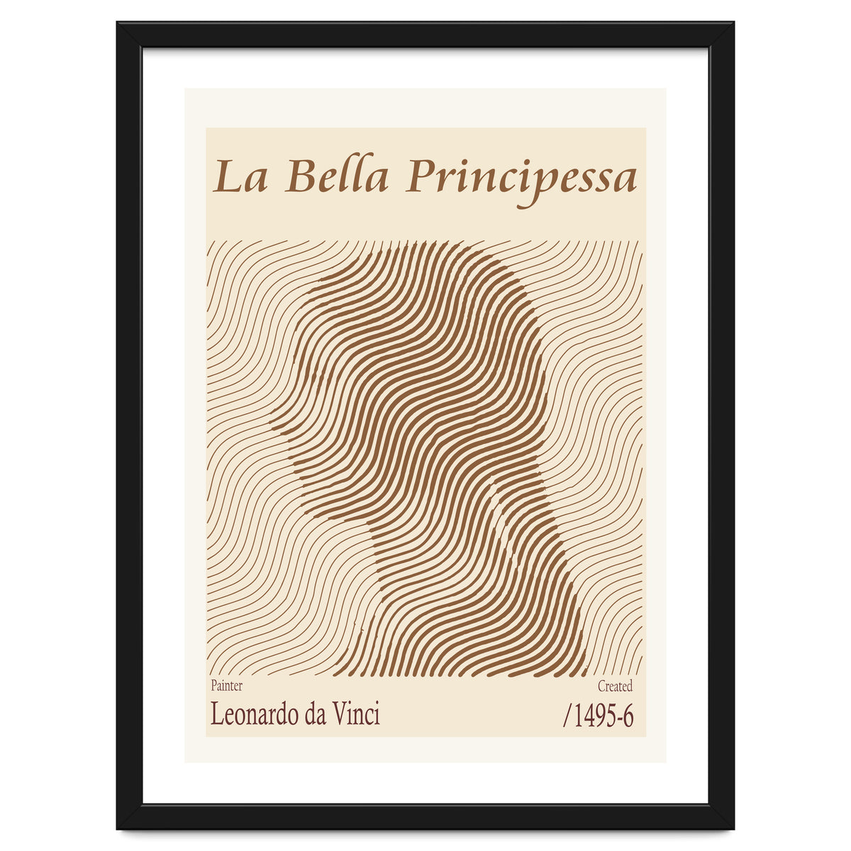 La Bella Principessa – Leonardo Da Vinci (1495 6)