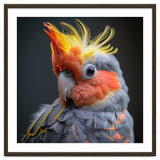 Cute Cockatoo Bird Portrait Colorful Crest thumbnail
