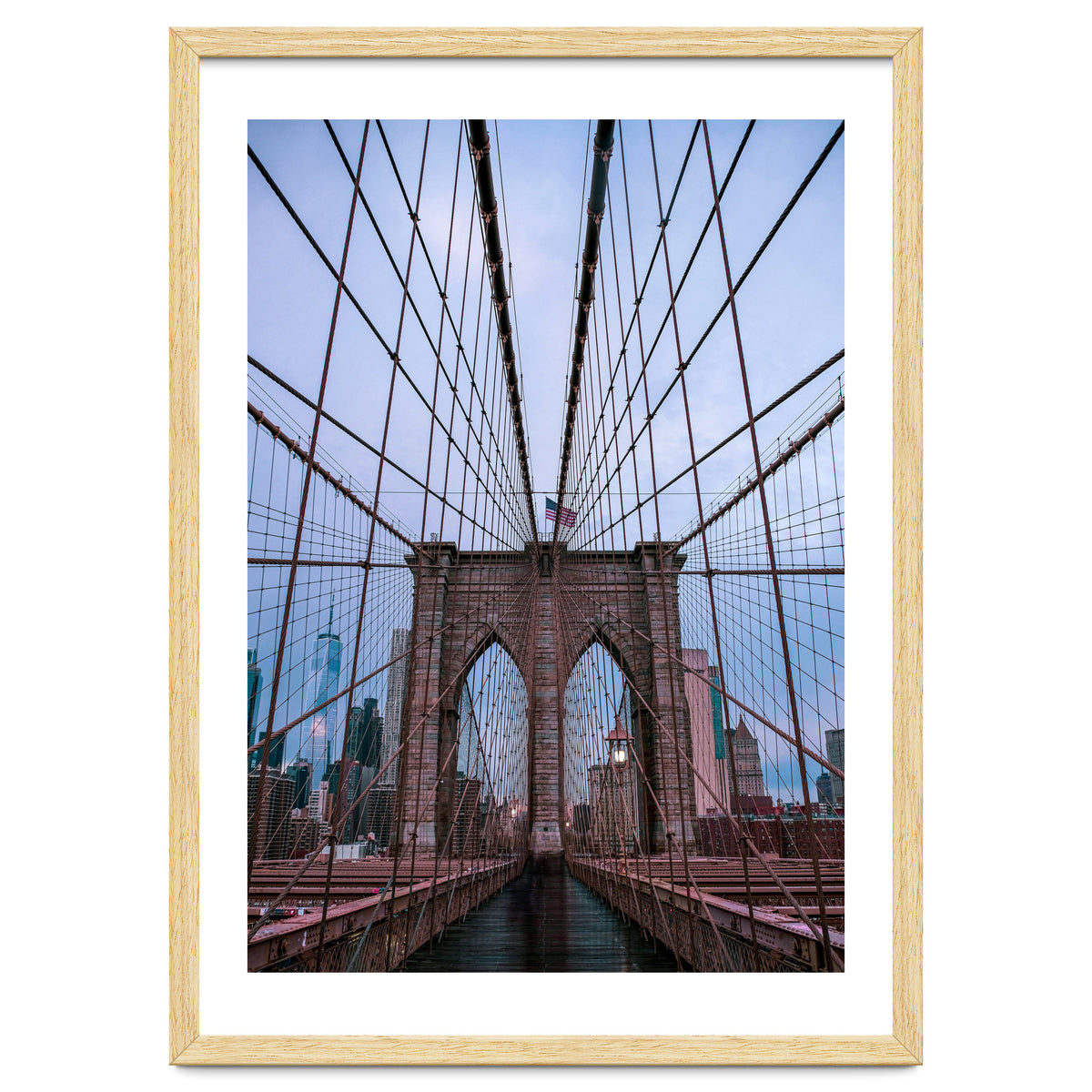 Brooklyn Bridge at Dawn, Iconic New York City Photography