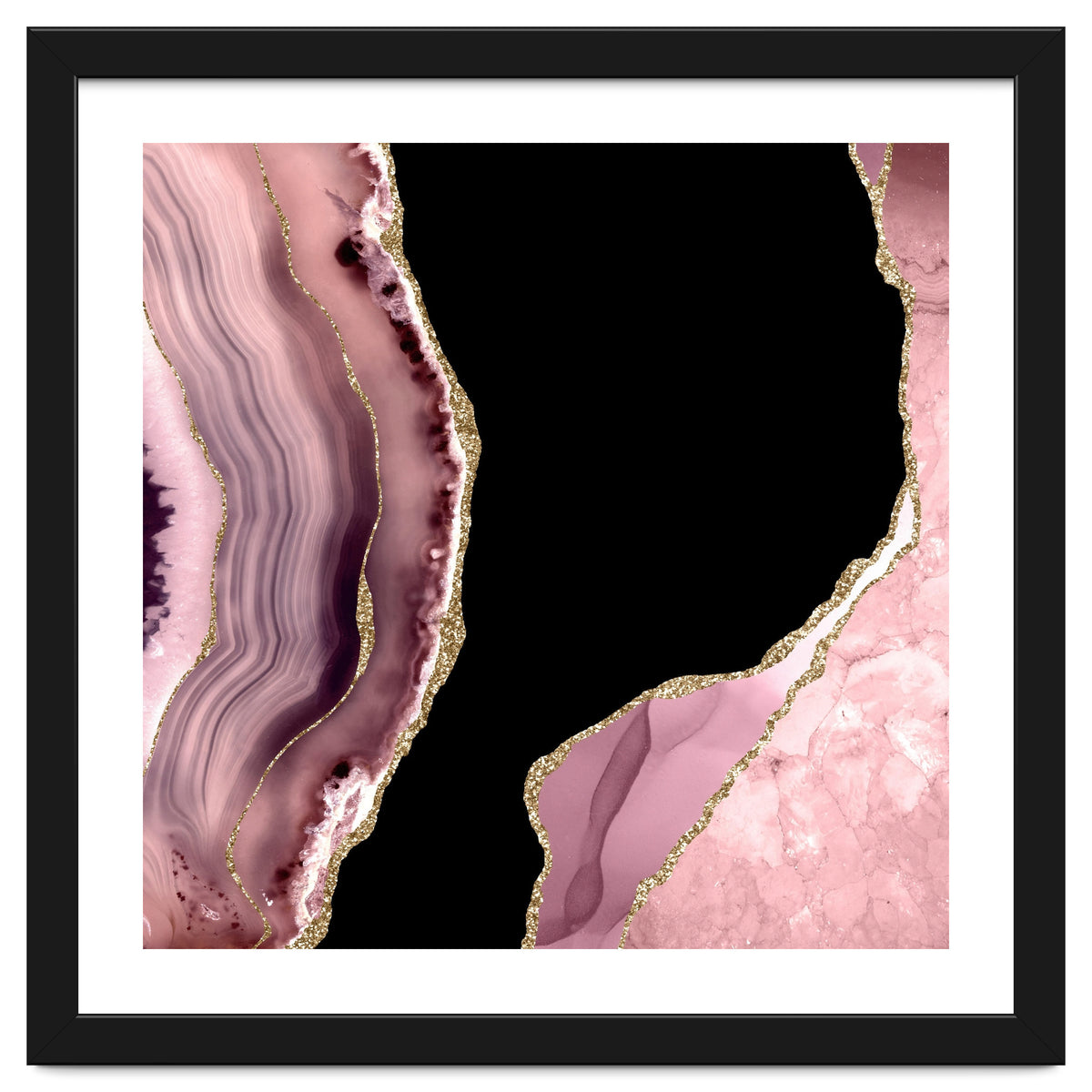 Blush & Gold Agate Texture 01