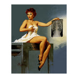 Pin Up Sexy Girl At The Doctor (Print Only) thumbnail