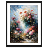 Ethereal Summer Garden Oil Painting