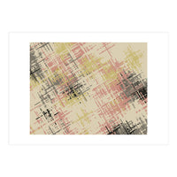 Geometric Cross Patterns Muted  (Print Only)