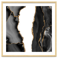 Black & Gold Agate Texture 07