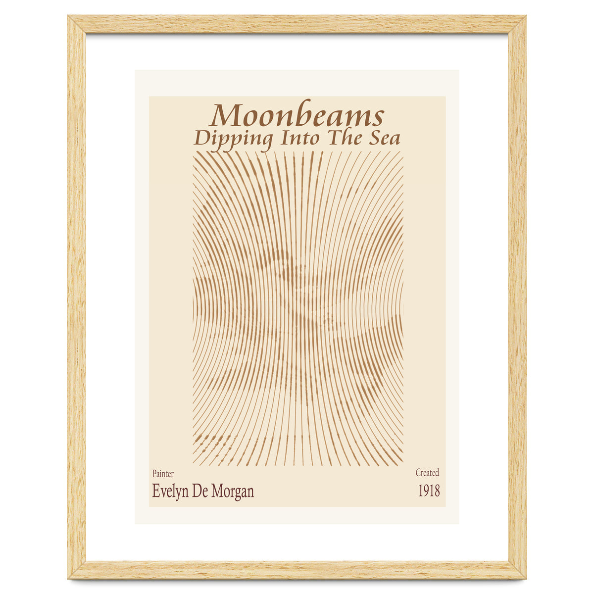 Moonbeams Dipping Into The Sea (1918) – Evelyn De Morgan (english, 1855 1919)