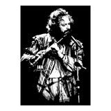 Ian Anderson Rock Music Legend in Grayscale 2 (Print Only) thumbnail