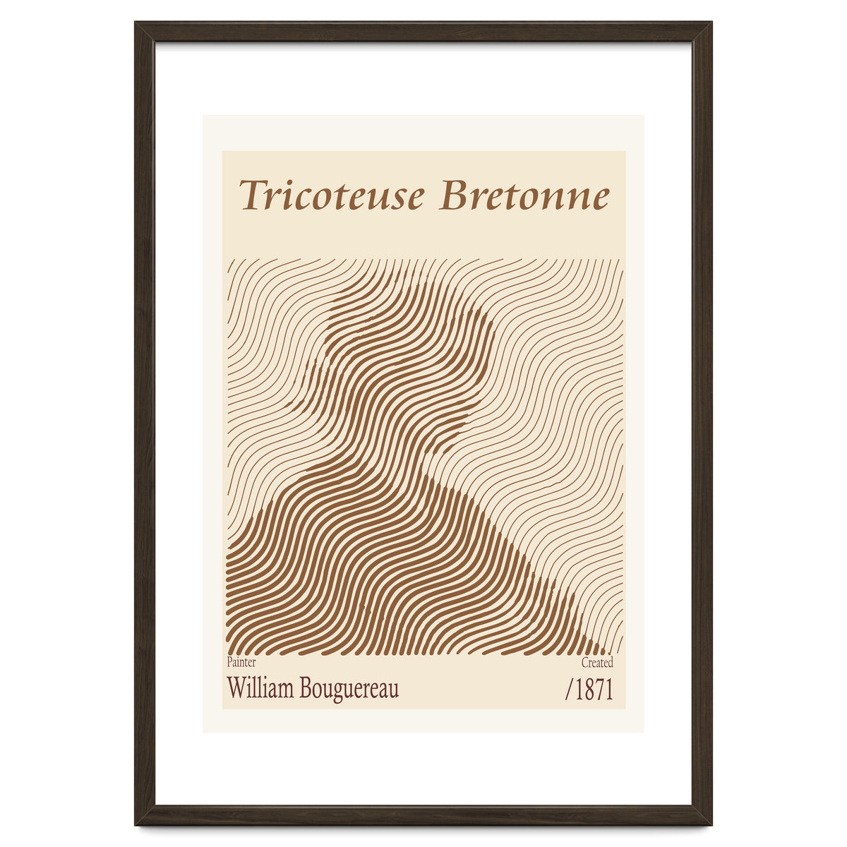 Tricoteuse Bretonne William Bouguereau (1871)