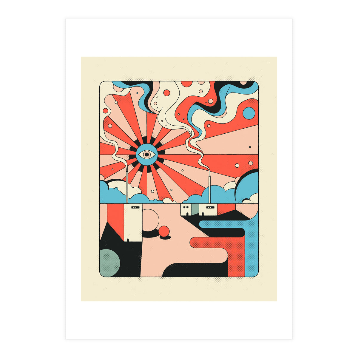 PSYCHEDELIC SUNRISE (Print Only)