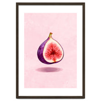 Fresh Figs, Watercolor Fruit, Mediterranean Still Life