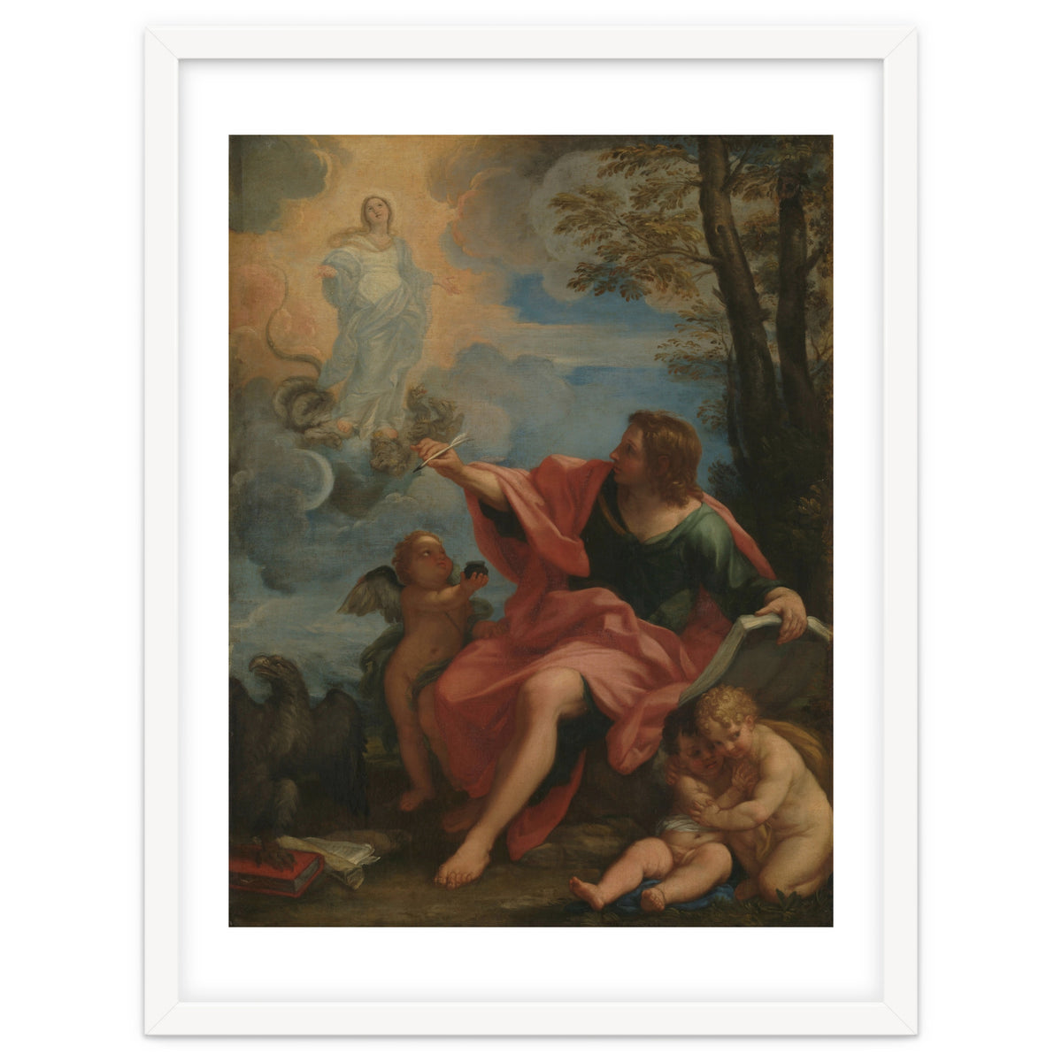 Carlo Maratta – Saint John the Evangelist on Patmos (c. 1680–1720)