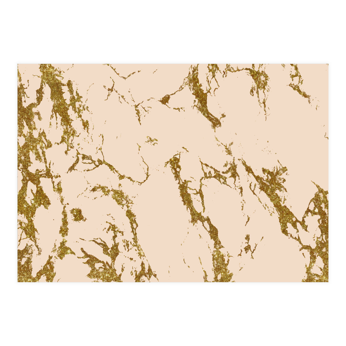 Blush & Gold Marble #society6 #decor #buyart (Print Only)